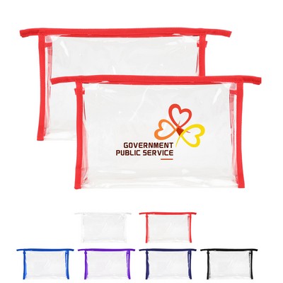 Large Clear Travel Toiletry Makeup Bag