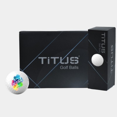 TiTUS® White Golf Balls with Custom Imprints