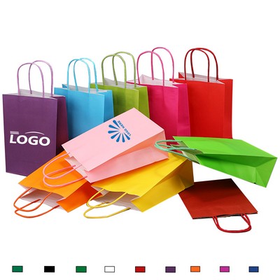 Coloured Kraft Paper Tote Bag