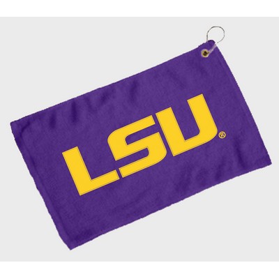 Fingertip Towel Hemmed and Grommetted 11x18 - Purple (Imprinted)