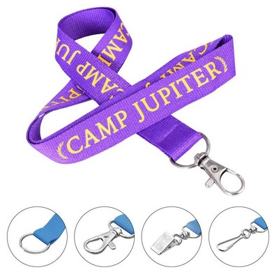 5/8" Imprinted Polyester Lanyard
