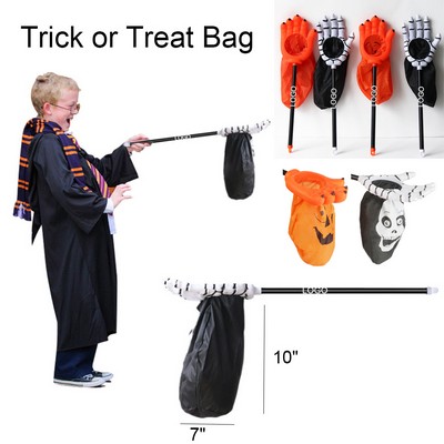 Halloween Pumpkin Skeleton Bags Trick or Treat Party Decoration Candy Bags