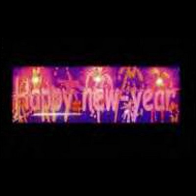 happy New Year Flash Lapel Pin