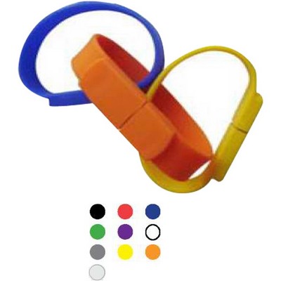 Silicone Wristband USB Drive Bracelet 256MB-256GB