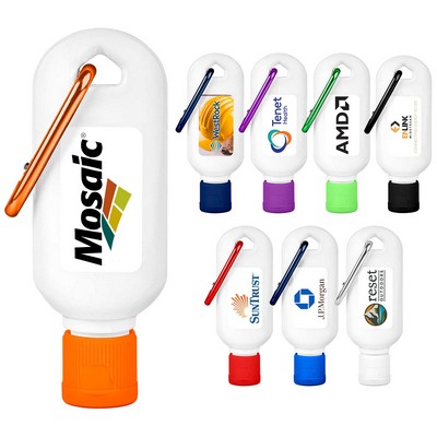 1 Oz. 30 SPF Sunscreen w/Carabiner