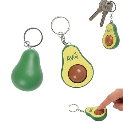 Avocado Roller Massager Keychain