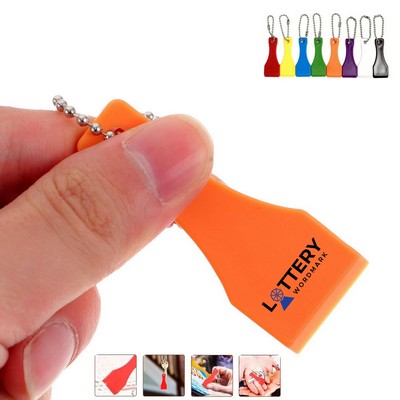 Lottery Scratch-Off Keychain