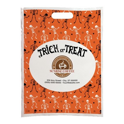Halloween Scatter Design 2 Plastic Bag (12" x 15")