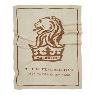 Blanket Custom Knit Cotton Acrylic Chenille - Warm Throw Wrap For Outdoor Dining Concerts Festivals